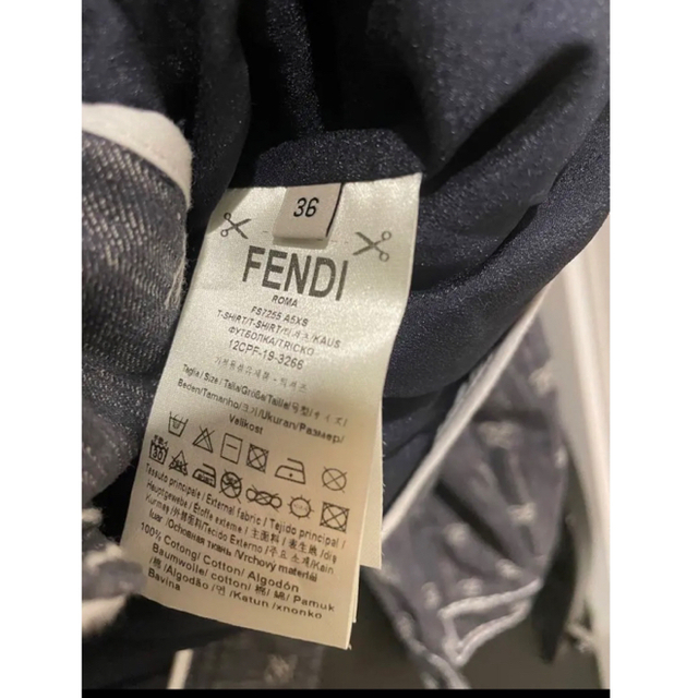 FENDI - 【美品】Fendiフェンディ デニムジャケット 刺繍ロゴの通販 by 