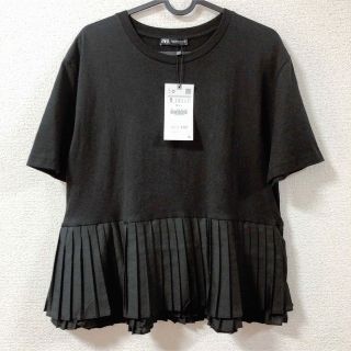 ザラ(ZARA)のzara★デザインTシャツ　S(Tシャツ(半袖/袖なし))