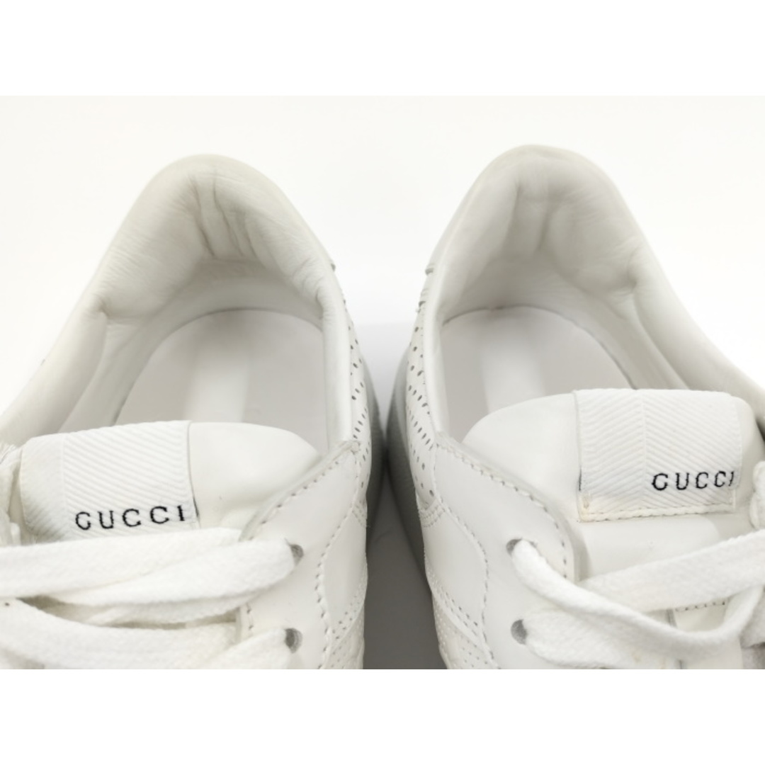 GUCCI スニーカー GGエンボス レザー ホワイト 669582 GUCCI スニーカー GGエンボス レザー ホワイト 669582