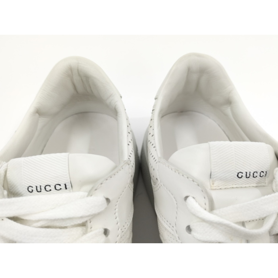 Gucci(グッチ)のGUCCI スニーカー GGエンボス レザー ホワイト 669582 レディースのファッション小物(その他)の商品写真