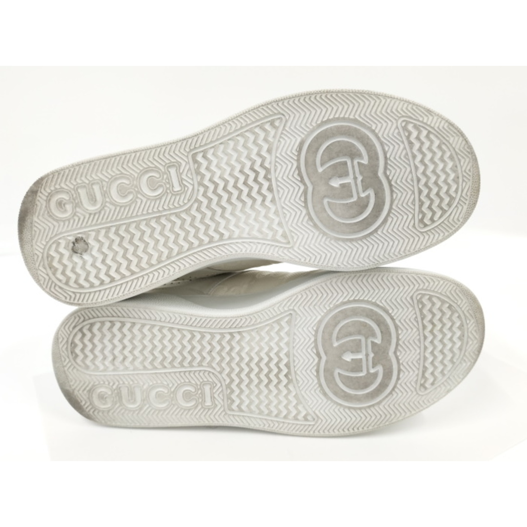 Gucci(グッチ)のGUCCI スニーカー GGエンボス レザー ホワイト 669582 レディースのファッション小物(その他)の商品写真