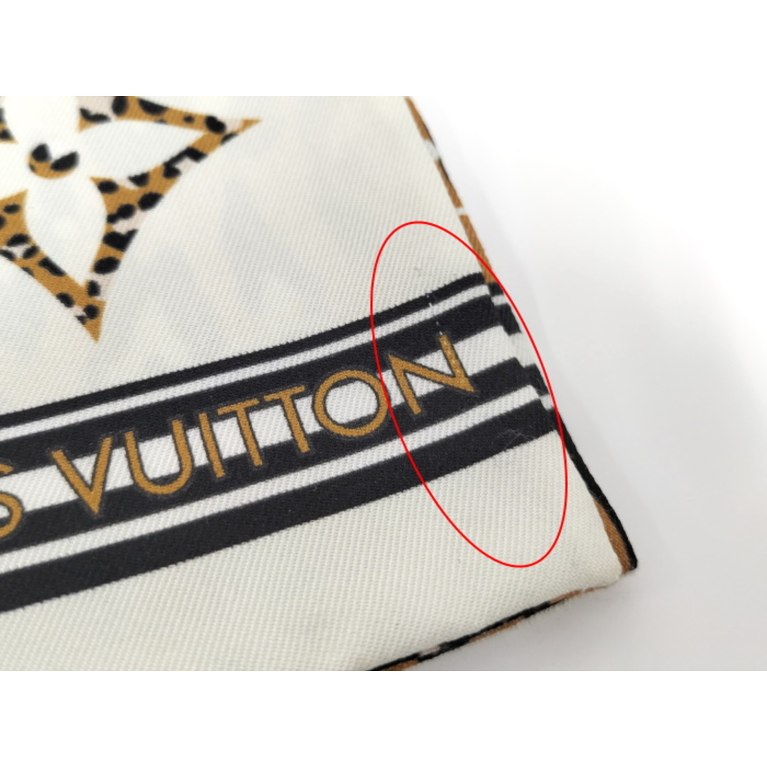 LOUIS VUITTON バンドー ジャイアント モノグラム スカーフシルク100％サイズ