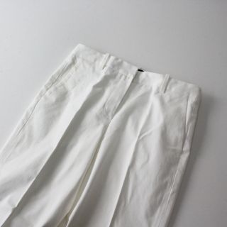 セオリー(theory)のTheory セオリー STRETCH CANVAS TAILORED TROUSER J ストレッチパンツ 0/ホワイト ボトムス【2400013312936】(カジュアルパンツ)