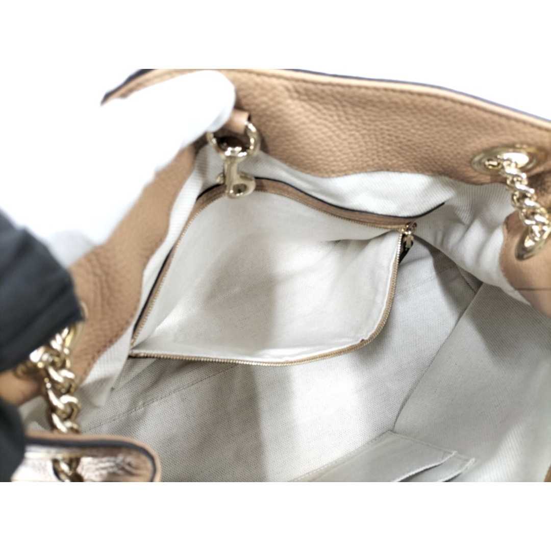 Gucci(グッチ)のGUCCI ソーホー トートバッグ インターロッキングG チェーン レザー レディースのバッグ(トートバッグ)の商品写真