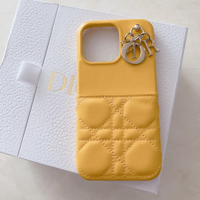 LADY DIOR IPHONE 13 PROケース カナージュ ラムスキ - iPhoneケース