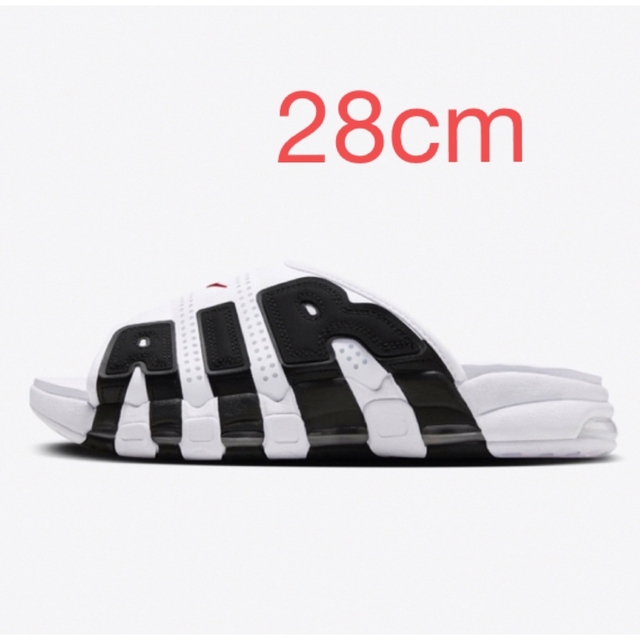 NIKE AIR MORE UPTEMPO SLIDE  White 28cm