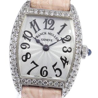 フランクミュラー(FRANCK MULLER)のフランクミュラー FRANCK MULLER 2251QZD トノーカーベックス K18WG ダイヤベゼル クォーツ レディース _749851【ev10】(腕時計)