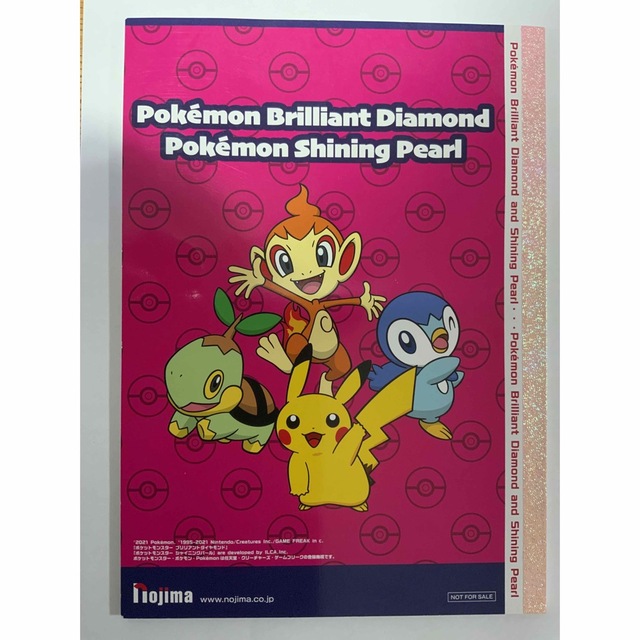 ポケモン(ポケモン)の【非売品】Pokmon note book ポケモンノートブック インテリア/住まい/日用品の文房具(ノート/メモ帳/ふせん)の商品写真