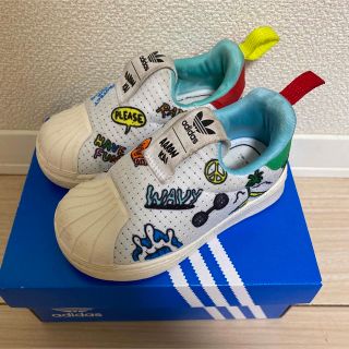 アディダス(adidas)のadidas アーロンカイコラボ　スリッポンスニーカー13センチ(スニーカー)