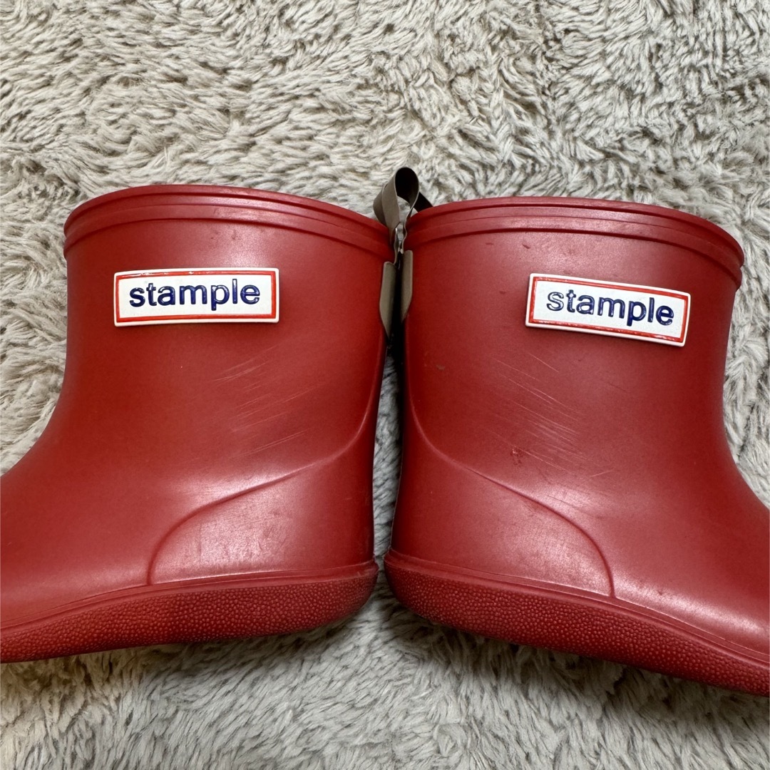 Stample(スタンプル)のstample スタンプル　レインブーツ　15cm キッズ/ベビー/マタニティのキッズ靴/シューズ(15cm~)(長靴/レインシューズ)の商品写真