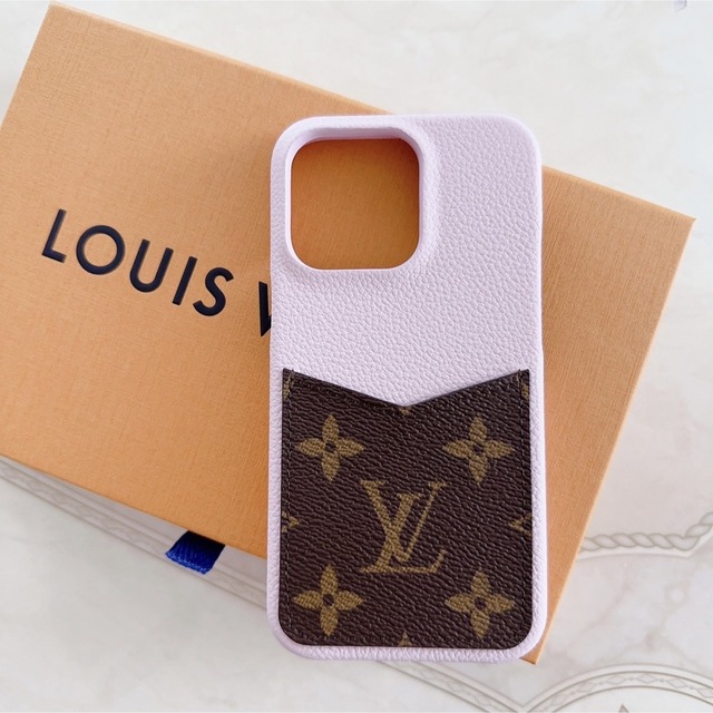 【美品】LOUIS VUITTON iPhone13 PRO ケース バンパー