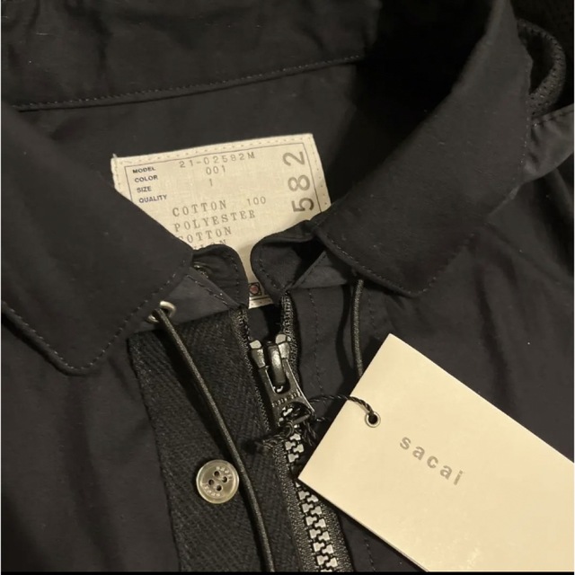 2022人気新作 sacai - sacai サカイ 21AW 1 シャツ ドッキング