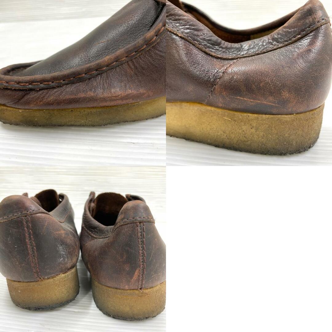 US古着 Clarks ORIGINALS Wallabee クラークス オリジナルズ ワラビー ブーツ レザー サイズ：UK 8 1/2 G  ブラウン 【中古】