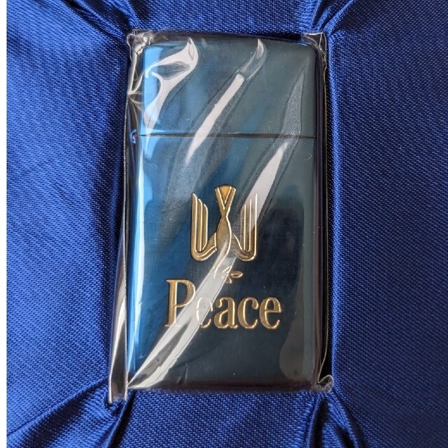 Zippo　ブルーチタンの通販　ジッポー　Peace　ピース　by　大切なもの's　shop｜ジッポーならラクマ　ZIPPO　【未開封】1999年製