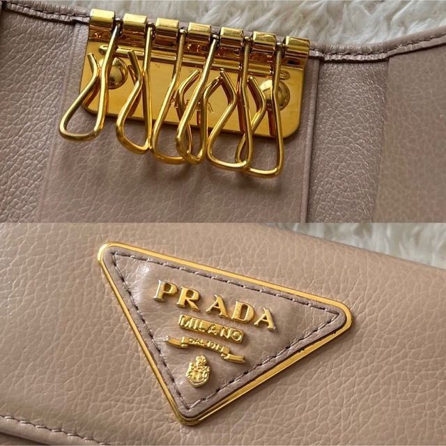 PRADA(プラダ)の極上美品 PRADA プラダ キーケース レディースのファッション小物(キーケース)の商品写真