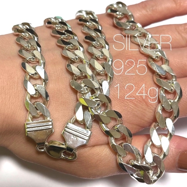 silver925 極太喜平ネックレス