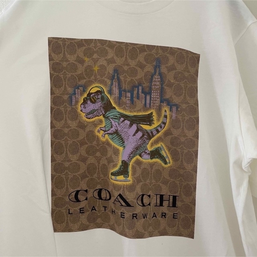 COACH - 美品☆ coach コーチ シグネチャー ダイナソーTシャツの通販