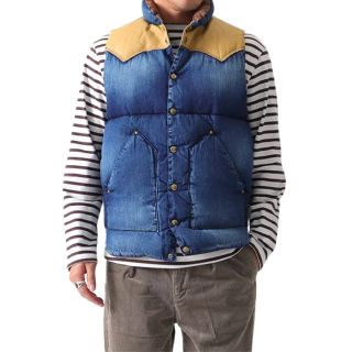 DOWN VEST / NYLON ボア無し Rocky Mountain Fe