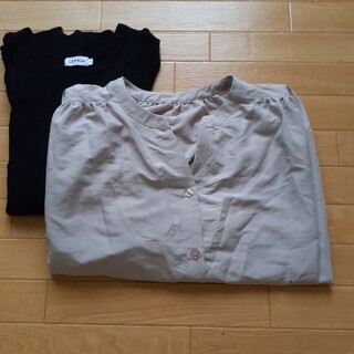 レプシィム(LEPSIM)のLEPSIM　セーター・オーバーサイズシャツ　セット(シャツ/ブラウス(長袖/七分))