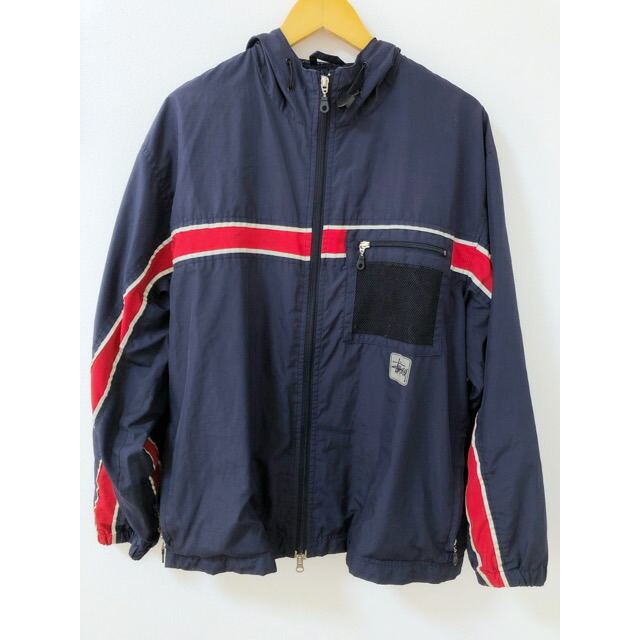 STUSSY(ステューシー)のSTUSSY SPORT（ステューシースポーツ）90's　オールド　ジップアップ　ナイロンパーカー【中古】【007】 メンズのトップス(パーカー)の商品写真