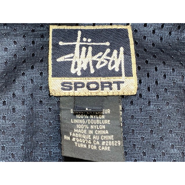 STUSSY(ステューシー)のSTUSSY SPORT（ステューシースポーツ）90's　オールド　ジップアップ　ナイロンパーカー【中古】【007】 メンズのトップス(パーカー)の商品写真