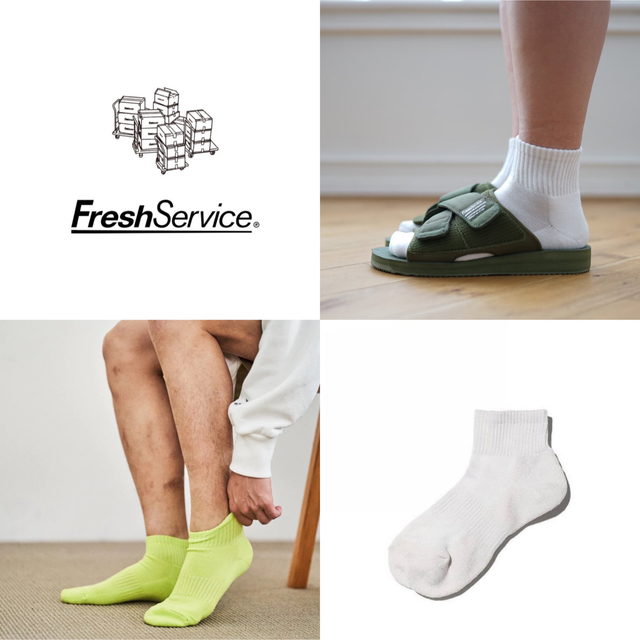 1LDK SELECT(ワンエルディーケーセレクト)の【新品】FreshService ORIGINAL SOCKS【3足】ソックス メンズのレッグウェア(ソックス)の商品写真