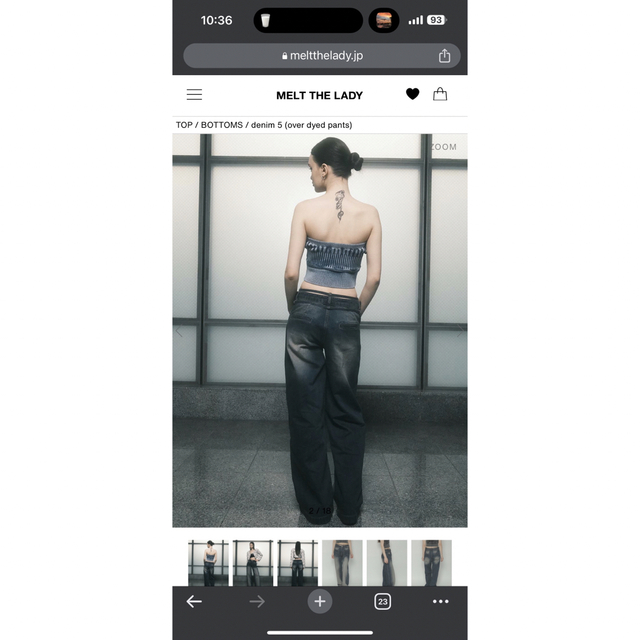 Bubbles - melt the lady denimの通販 by heki's shop|バブルスならラクマ