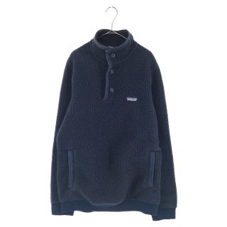 パタゴニア(patagonia)のPATAGONIA パタゴニア 16AW SHEARLING FLEECE PULLOVER シアーリング フリース プルオーバー ジャケット ネイビー 248769FA16(フライトジャケット)