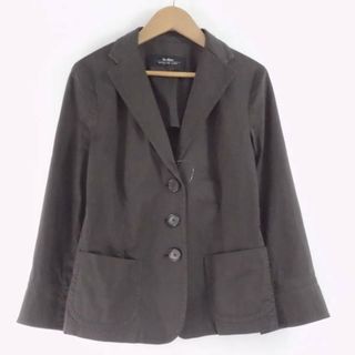 マックスマーラ(Max Mara)のmaxmaraWEEKEND マックスマーラ ジャケット ブラウン 40 M コットン他 レディース AY3557A44 (ロングコート)