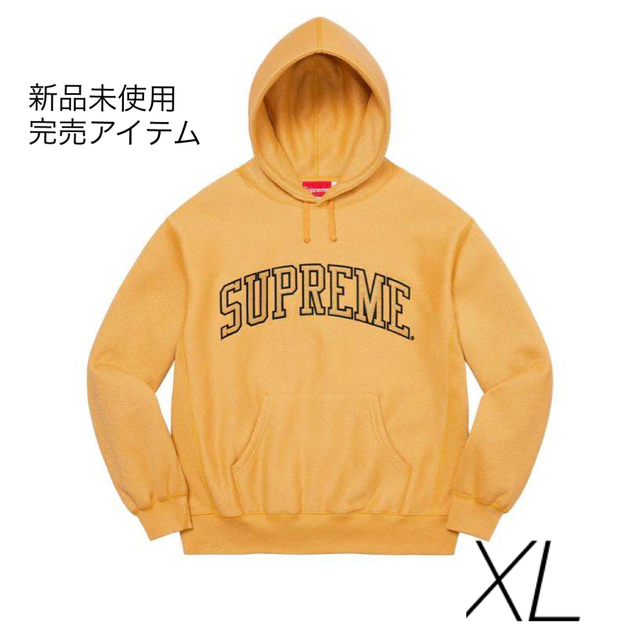 Supreme Glitter Arc Hooded Sweatshirt 赤