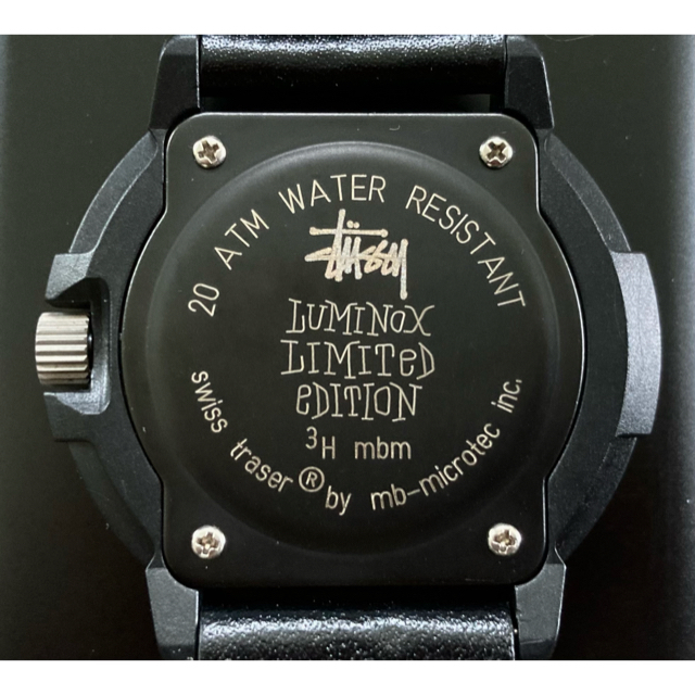 【美品】STUSSY LUMINOX  LIMITED Wネーム　限定クォーツLUMINOX