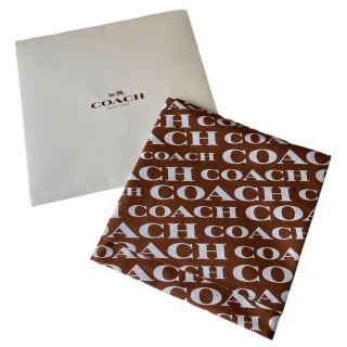 コーチ(COACH)のコーチ　風呂敷　COACH ブラウン(ハンカチ)