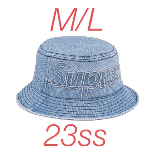M/L Surpeme 2023ss Crusher Hat Denim