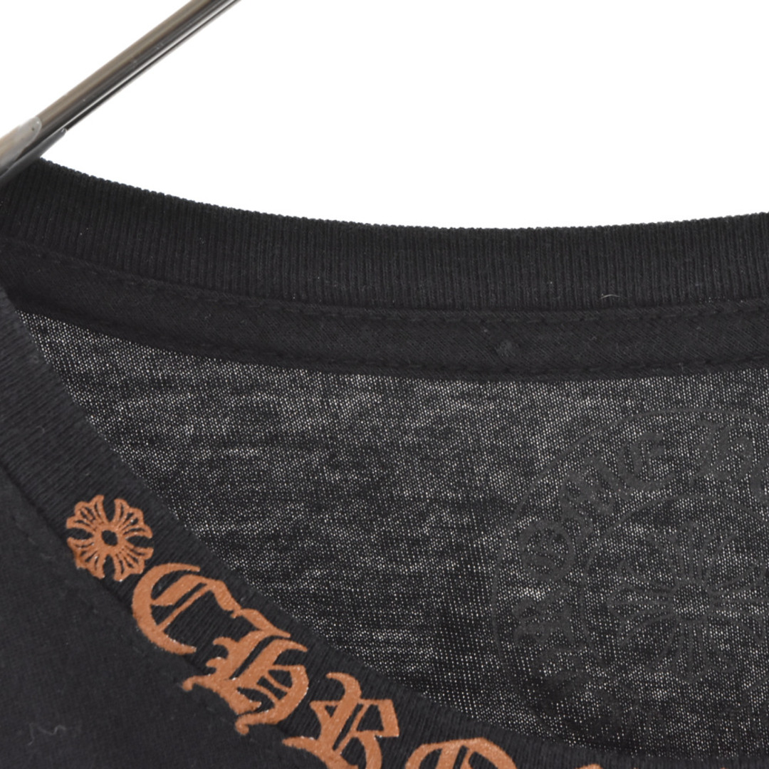 CHROME HEARTS クロムハーツ Neck Logo L/S Tee クロムハーツ ネック