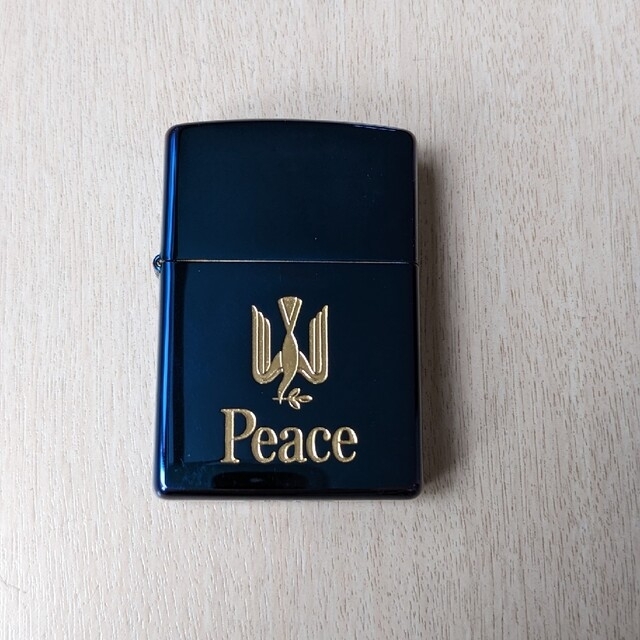 Peace　ブルーチタン　ジッポー　zippo