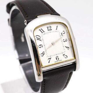 コーチ(COACH)の《一点物》COACH 腕時計 ホワイト ドレスウォッチ スイス レディース(腕時計)