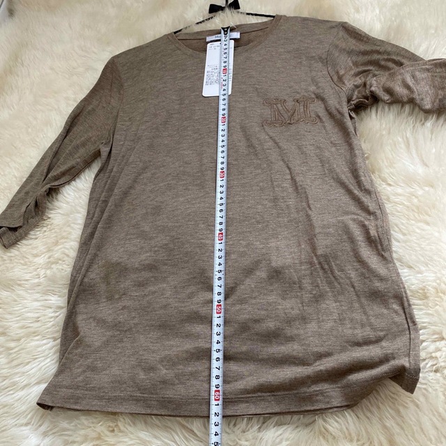 Max Mara(マックスマーラ)のマックスマーラ　ビスコースジャージーTシャツ　未使用 レディースのトップス(Tシャツ(半袖/袖なし))の商品写真