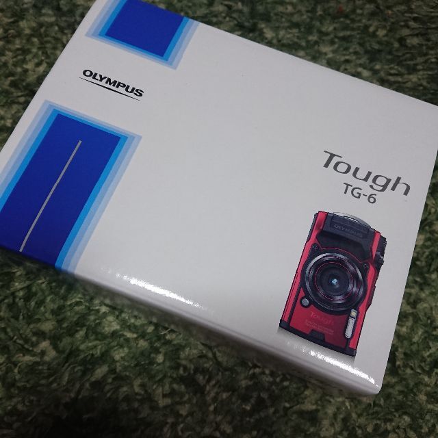 パステルオリーブ 新品、未使用 OLYMPUS Tough TG-6 レッド