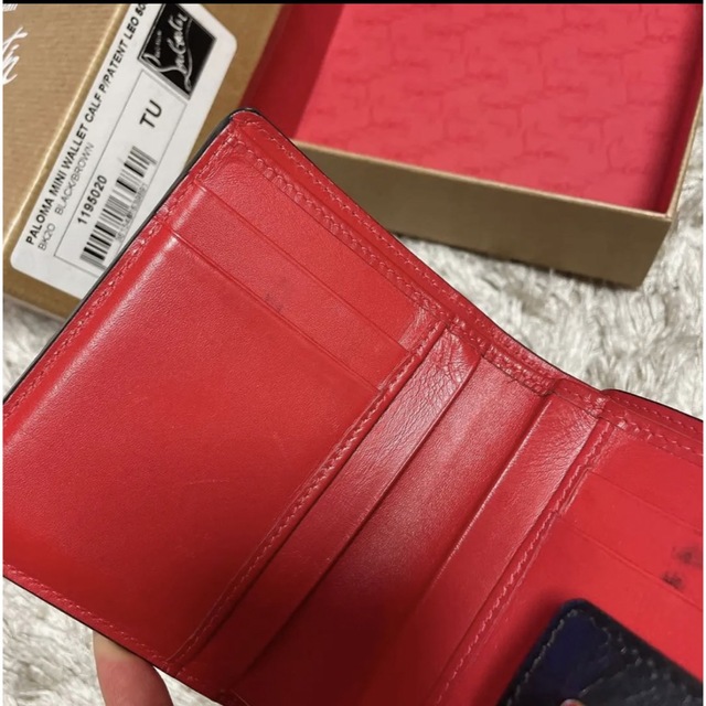 Paloma Mini Wallet ルブタン　ミニ財布　二つ折り財布