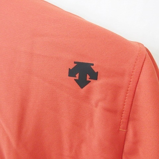 Srixon(スリクソン)のスリクソン SRIXON デサント ゴルフ シャツ 半袖 ロゴ オレンジ LL スポーツ/アウトドアのゴルフ(ウエア)の商品写真