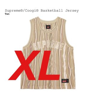 シュプリーム(Supreme)のSupreme Coogi basketball Jersey tan XL(タンクトップ)