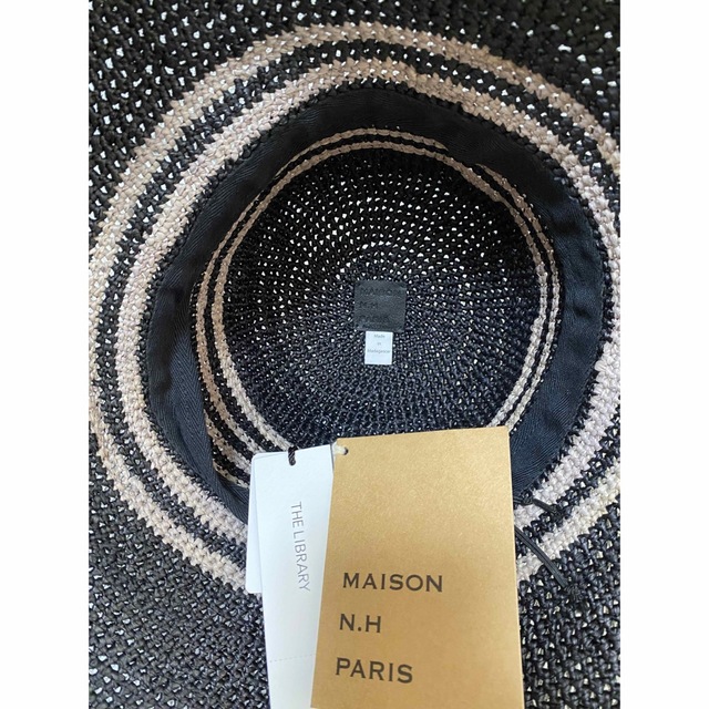新品【MAISON NH PARIS/メゾンエヌアッシュパリ】ラフィアハット - その他