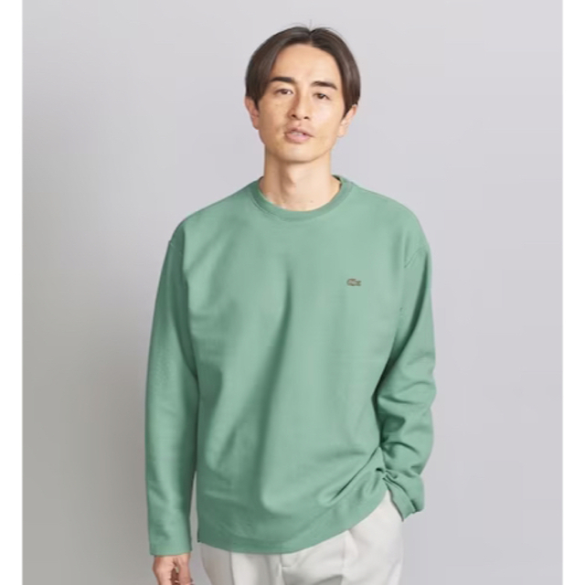 LACOSTE(ラコステ)の＜LACOSTE＞ 1TONE LONG SLEEVE T-SHIRTカットソー メンズのトップス(Tシャツ/カットソー(七分/長袖))の商品写真