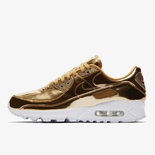 ナイキ(NIKE)の【新品未使用】限定NIKE レディースAIR MAX 90 メタリックゴールド(スニーカー)