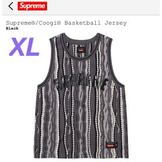 シュプリーム(Supreme)のSupreme Coogi Basketball Jersey Black XL(タンクトップ)