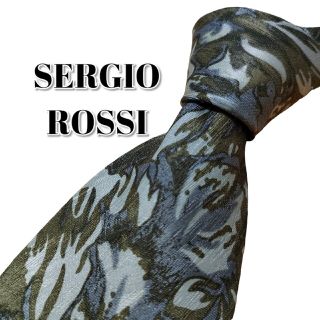 セルジオロッシ(Sergio Rossi)の★SERGIO ROSSI★　セルシオロッシ　グリーン系　総柄(ネクタイ)