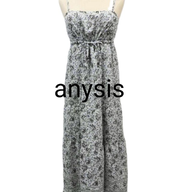 anySiS(エニィスィス)のanysis　キャミワンピース花柄（Ｍ） レディースのワンピース(ロングワンピース/マキシワンピース)の商品写真