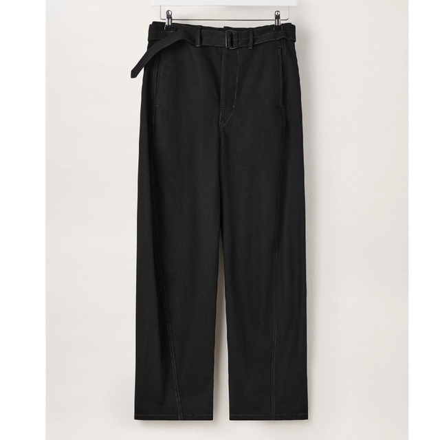極美品】LEMAIRE TWISTED BELTED PANTS【M黒】 超美品の www.leferrari.it