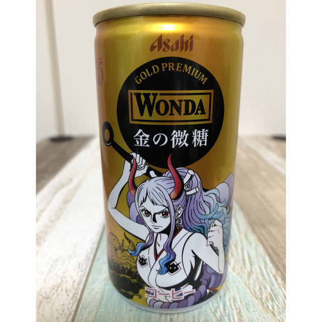 アサヒ(アサヒ)の期間限定 ワンピース  ワンダ 金の微糖 ヤマト ４本 セット 食品/飲料/酒の飲料(コーヒー)の商品写真