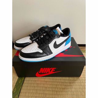 ジョーダン(Jordan Brand（NIKE）)のNike Air Jordan 1 Low OG Black Blue/UNC(スニーカー)